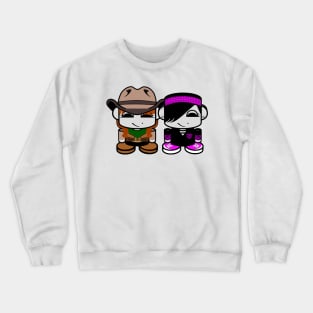 Jill & Emme Bass O'BABYBOT Toy Robot 1.0 Crewneck Sweatshirt